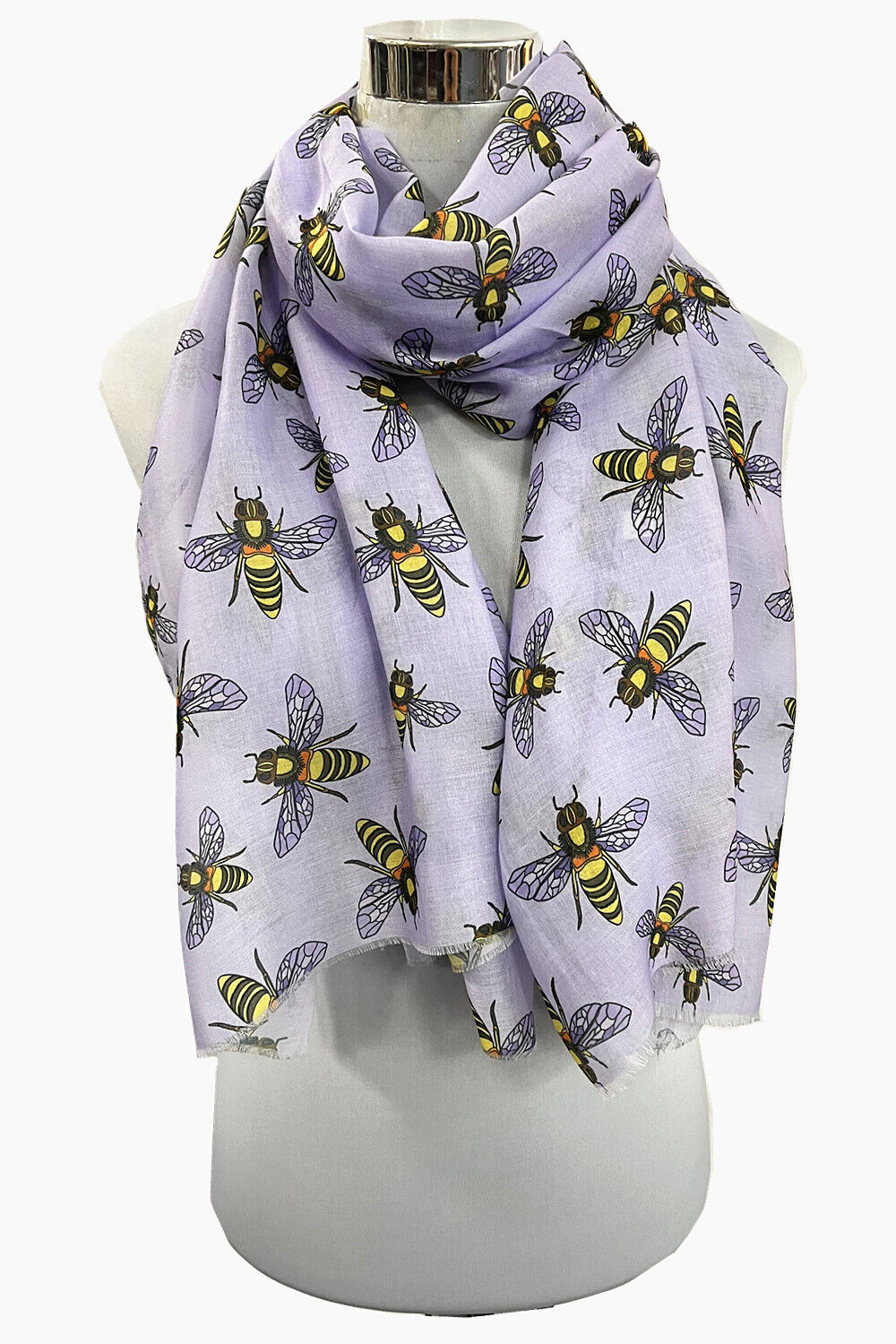 Super Soft Bee Pattern Scarf