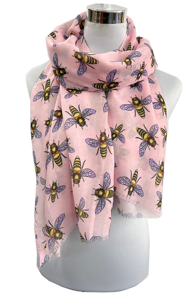 Super Soft Bee Pattern Scarf