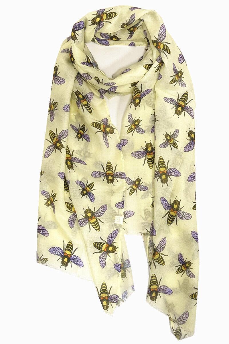 Super Soft Bee Pattern Scarf