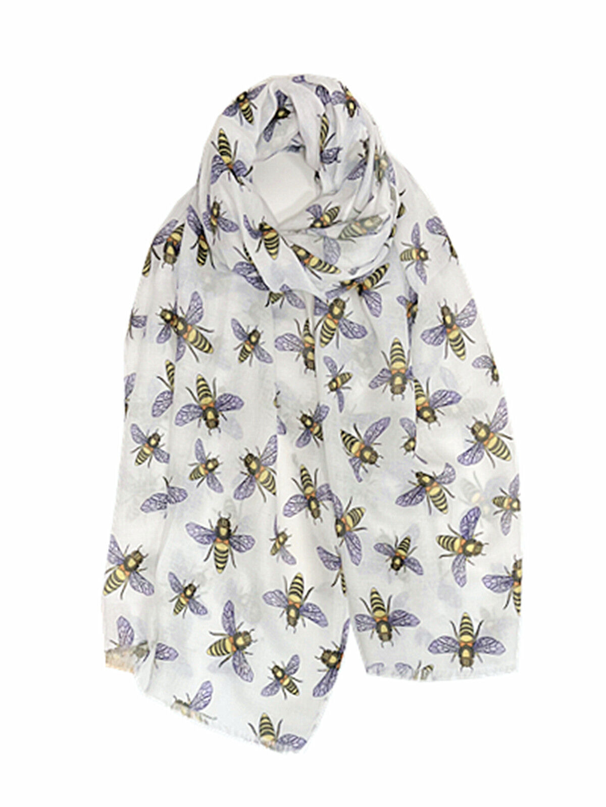 Super Soft Bee Pattern Scarf