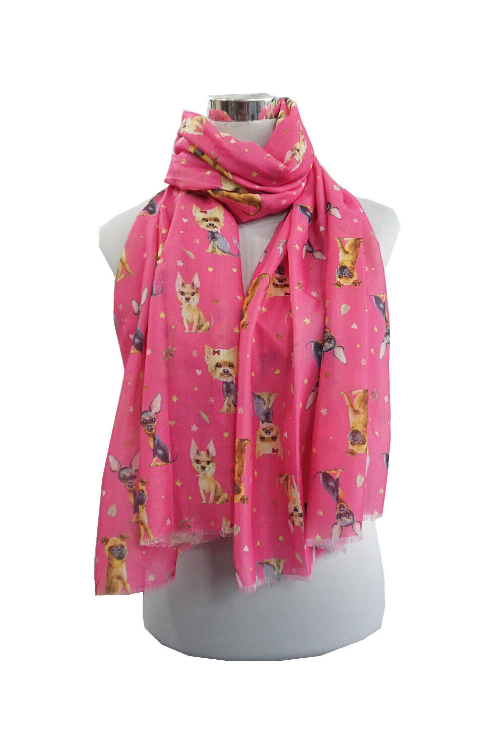 Super Soft Dog Print Scarf