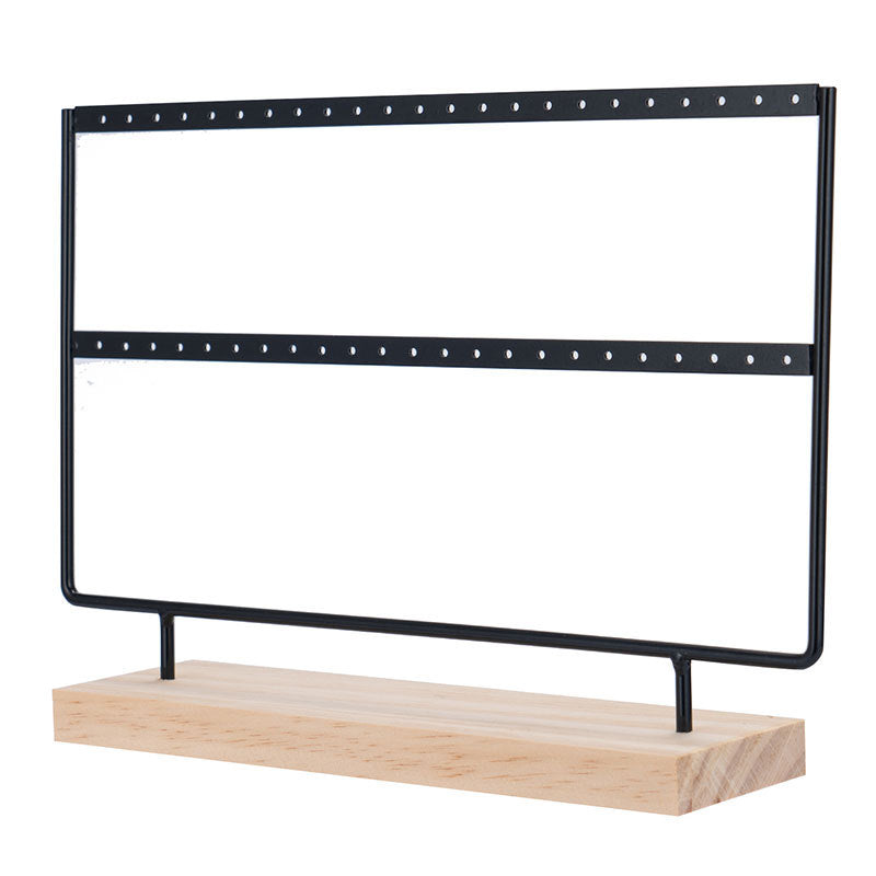69/46 Holes Metal Wooden Earring Display Stand Rack Organiser Hanger