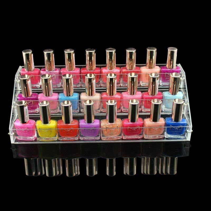2/3/4/5/6/7 TIERS Nail Polish Acrylic Display Stand