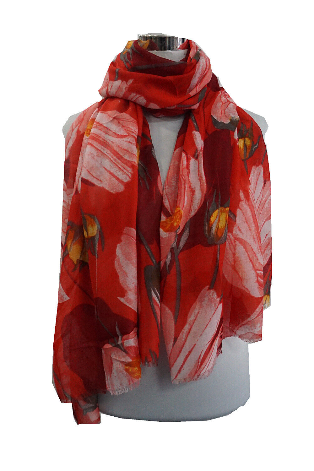 Super Soft Big Daisy Flower Print Scarf