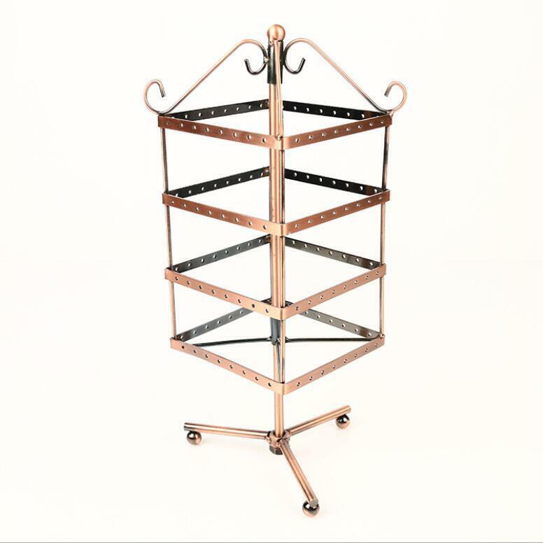 4 Tier Rotatable Earring Display Metal Stand