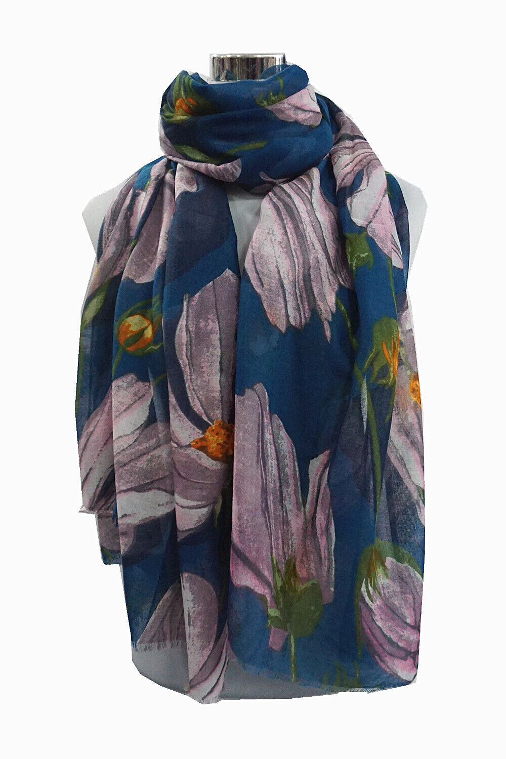Super Soft Big Daisy Flower Print Scarf
