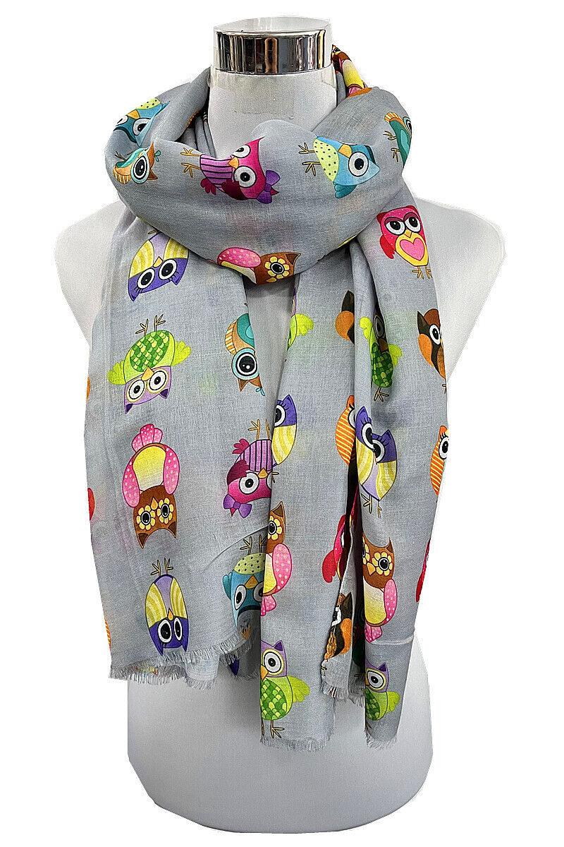 Super Soft Cute Owl Pattern Scarf