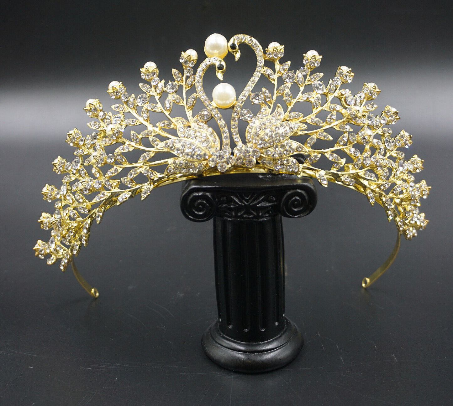Silver & Gold Rhinestone Tiara