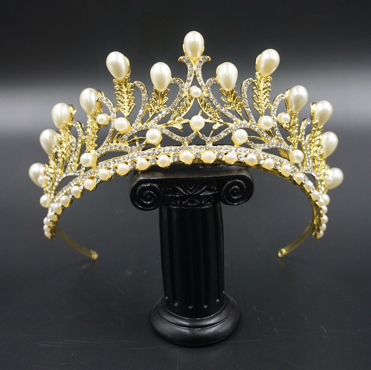 Silver & Gold Rhinestone Tiara