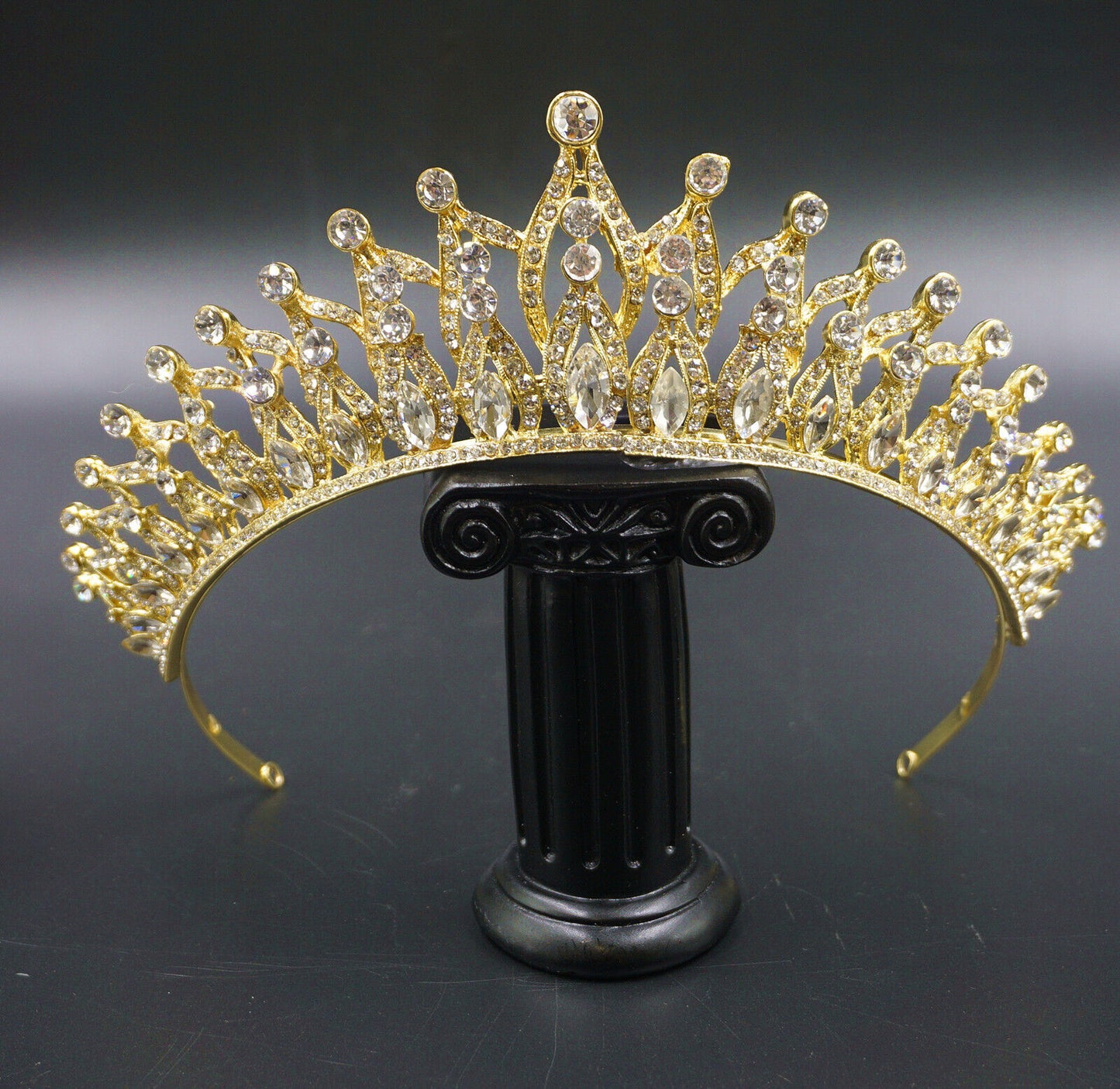 Silver & Gold Rhinestone Tiara