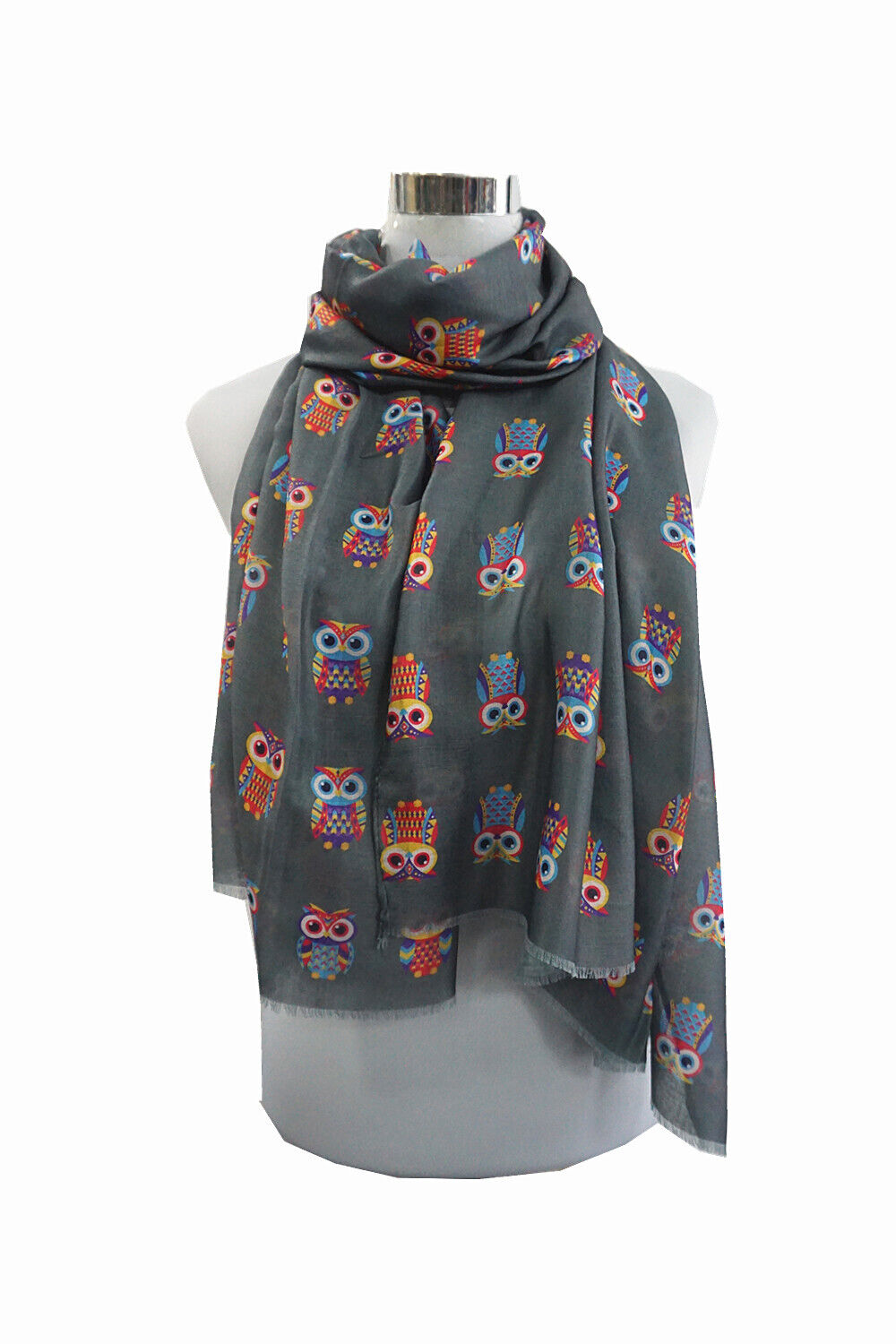Super Soft Cute Owl Pattern Scarf
