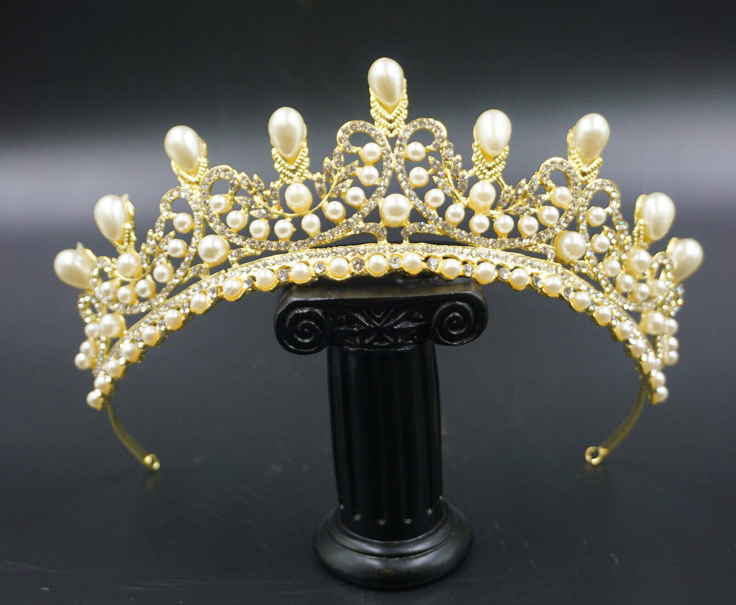 Silver & Gold Rhinestone Tiara