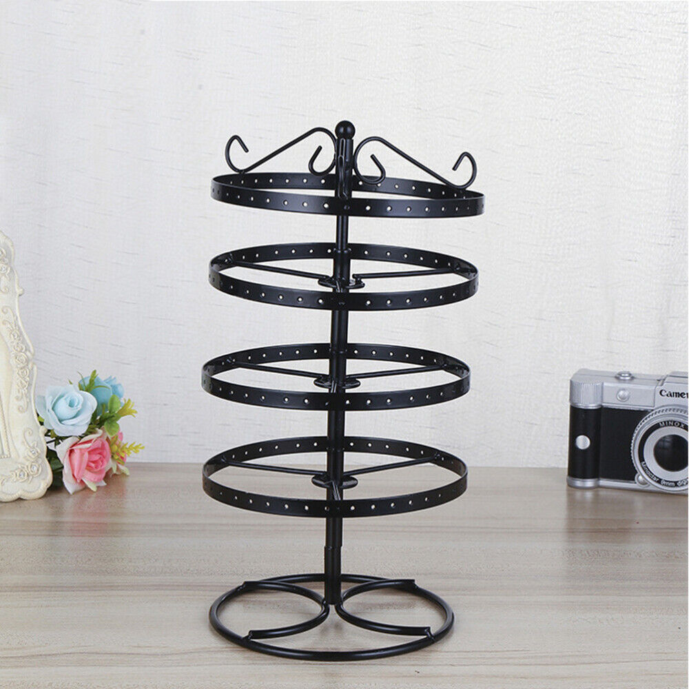 4 Tier Rotatable Earring Display Metal Stand