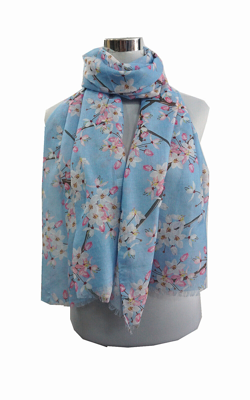 Super Soft Cherry Blossom Flower Pattern Scarf
