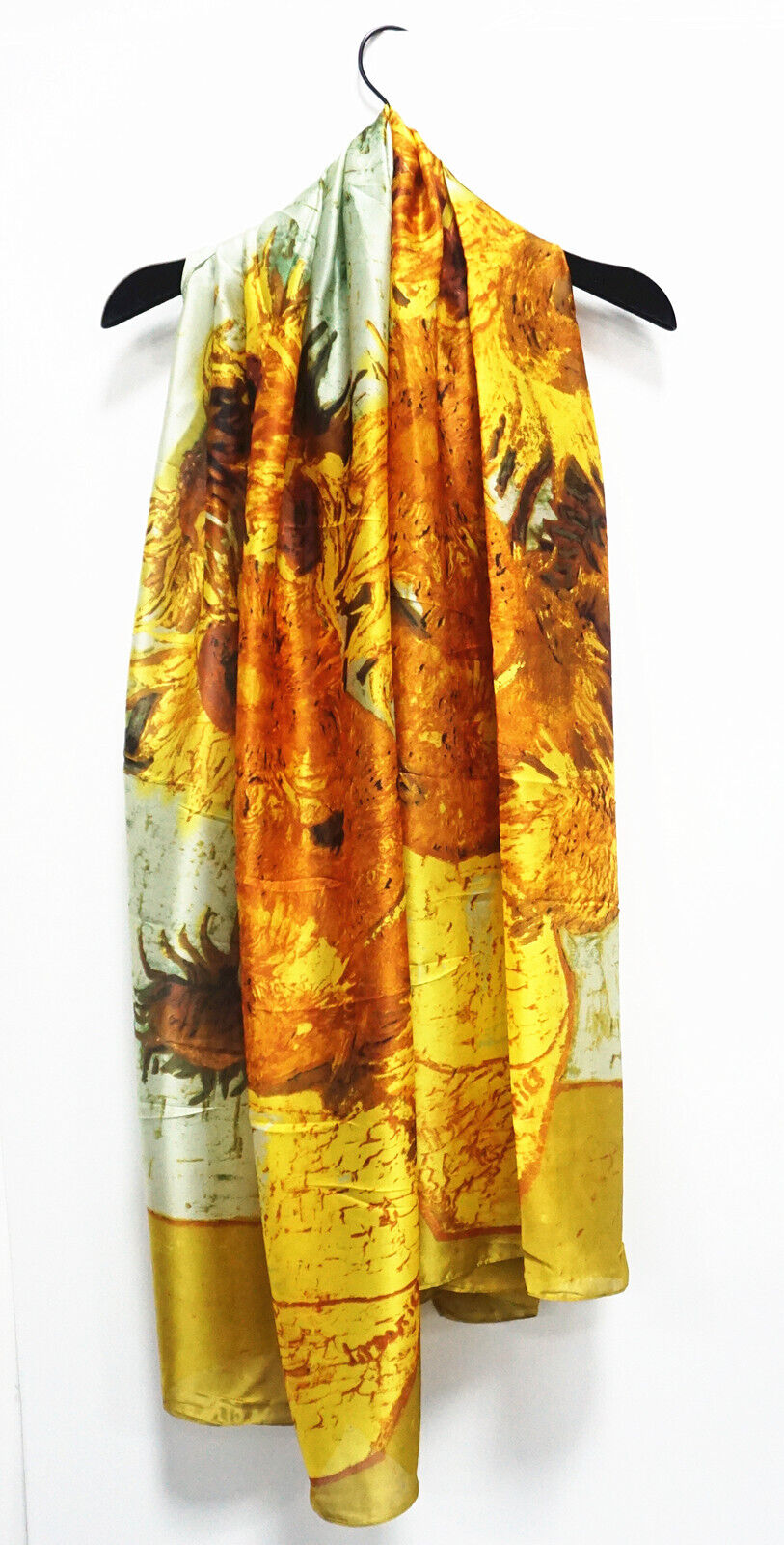 Silk Feel Scarf Flower Vase