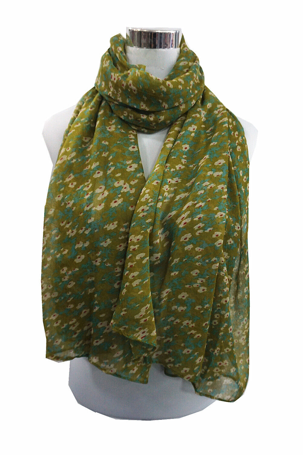 Small Flower Print Scarf