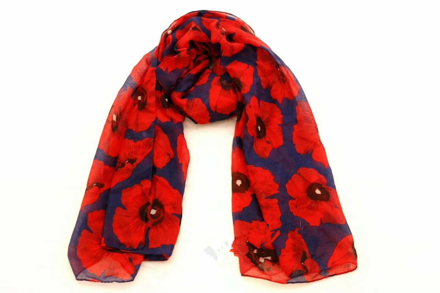 Poppy Flower Scarf