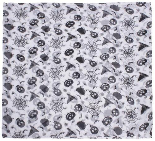 Holloween Skull Pupmkin Pattern Scarf