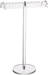 Clear T Bar Necklace/Bracelet Jewellery Display Stand