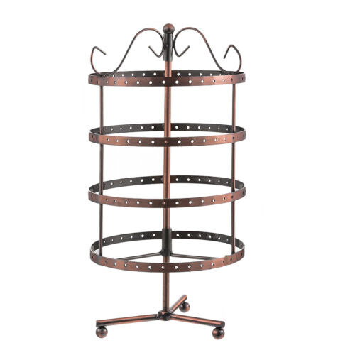 4 Tier Rotatable Earring Display Metal Stand