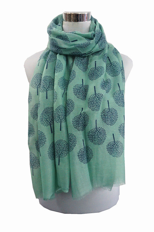 Life Tree Pattern Scarf