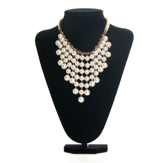 Black Velvet Necklace Stand