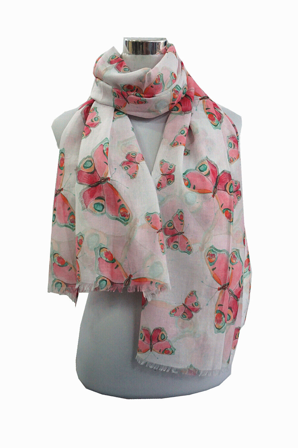 Super Soft Colourful Butterfly Pattern Scarf
