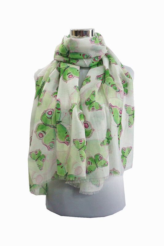 Super Soft Colourful Butterfly Pattern Scarf