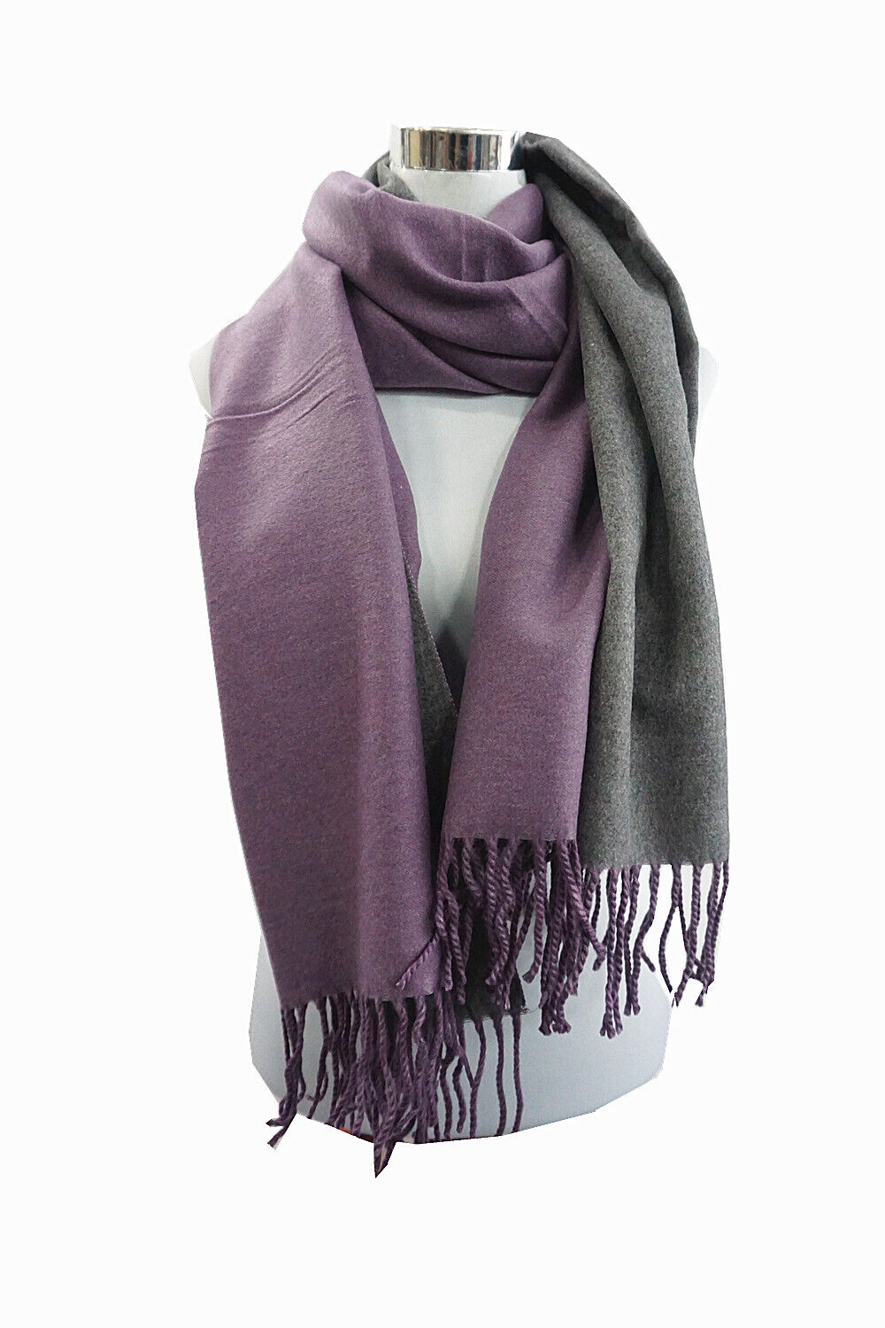 Thick Reversible Cashmere Warm Winter Shawl