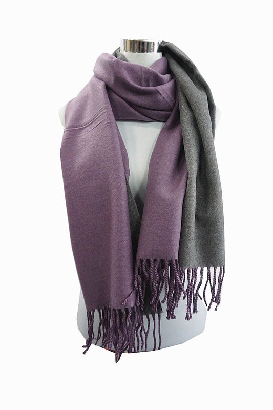 Thick Reversible Cashmere Warm Winter Shawl