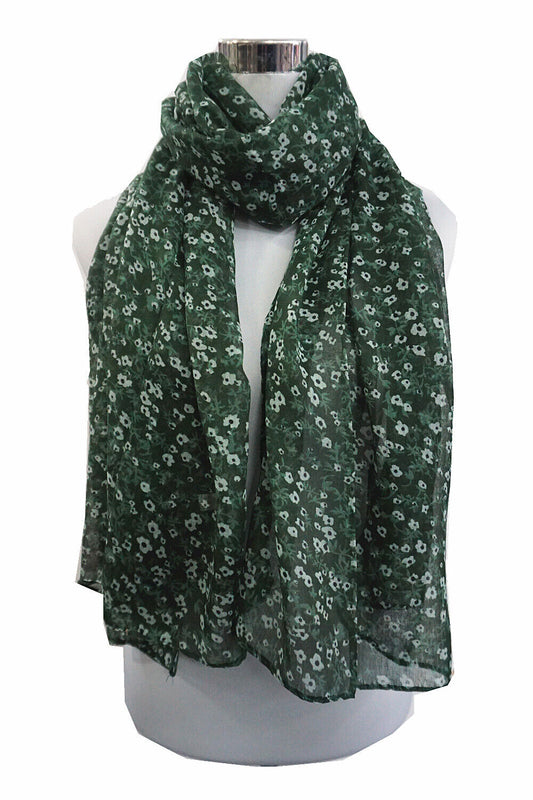 Small Flower Print Scarf