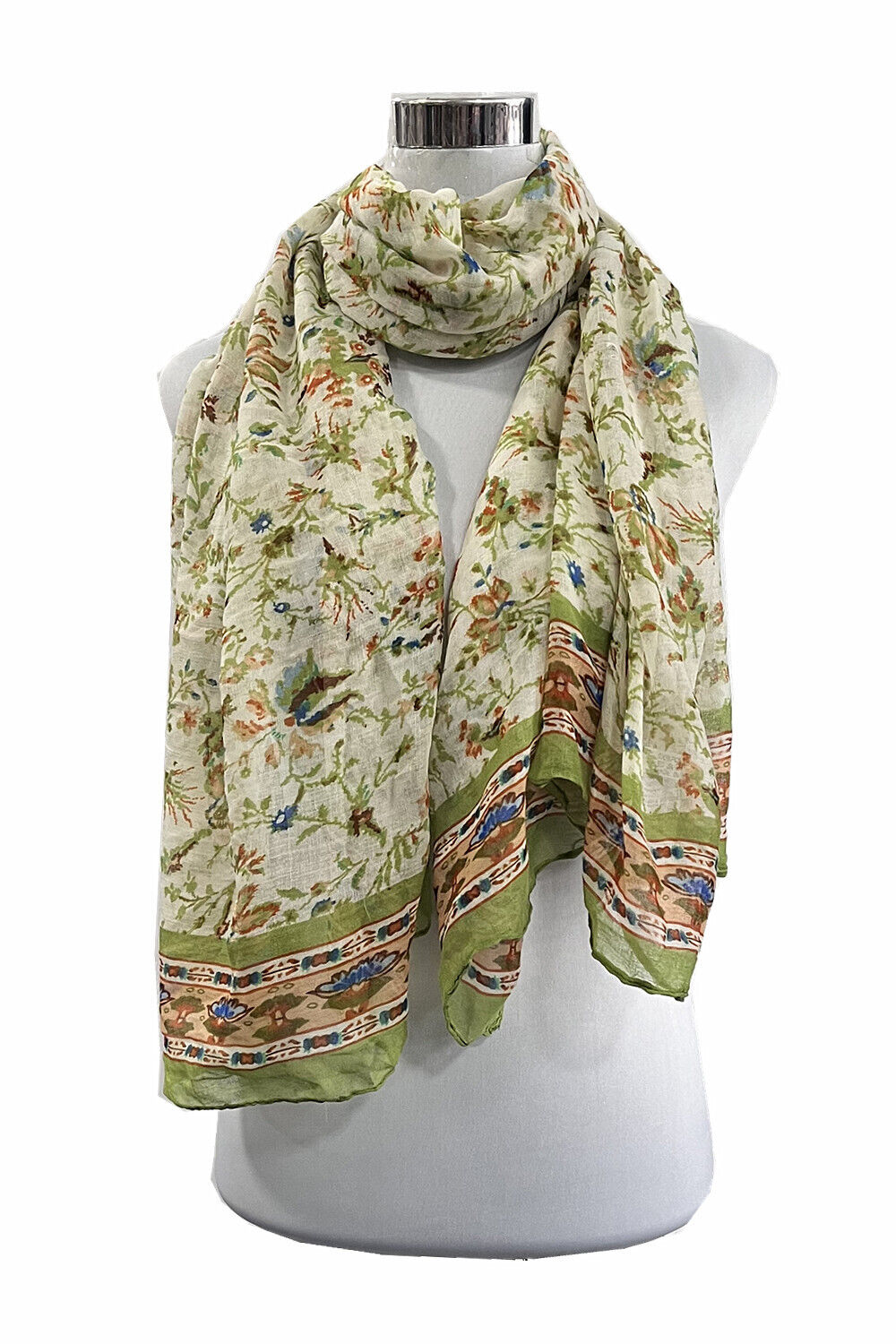 Flower Vine Pattern Scarf