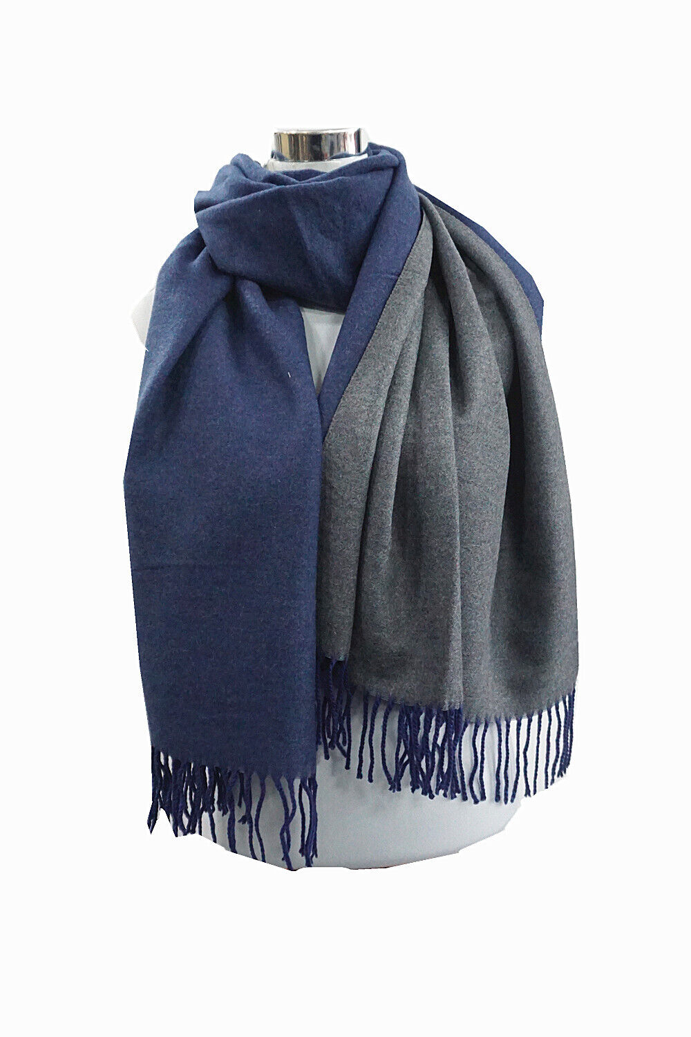 Thick Reversible Cashmere Warm Winter Shawl