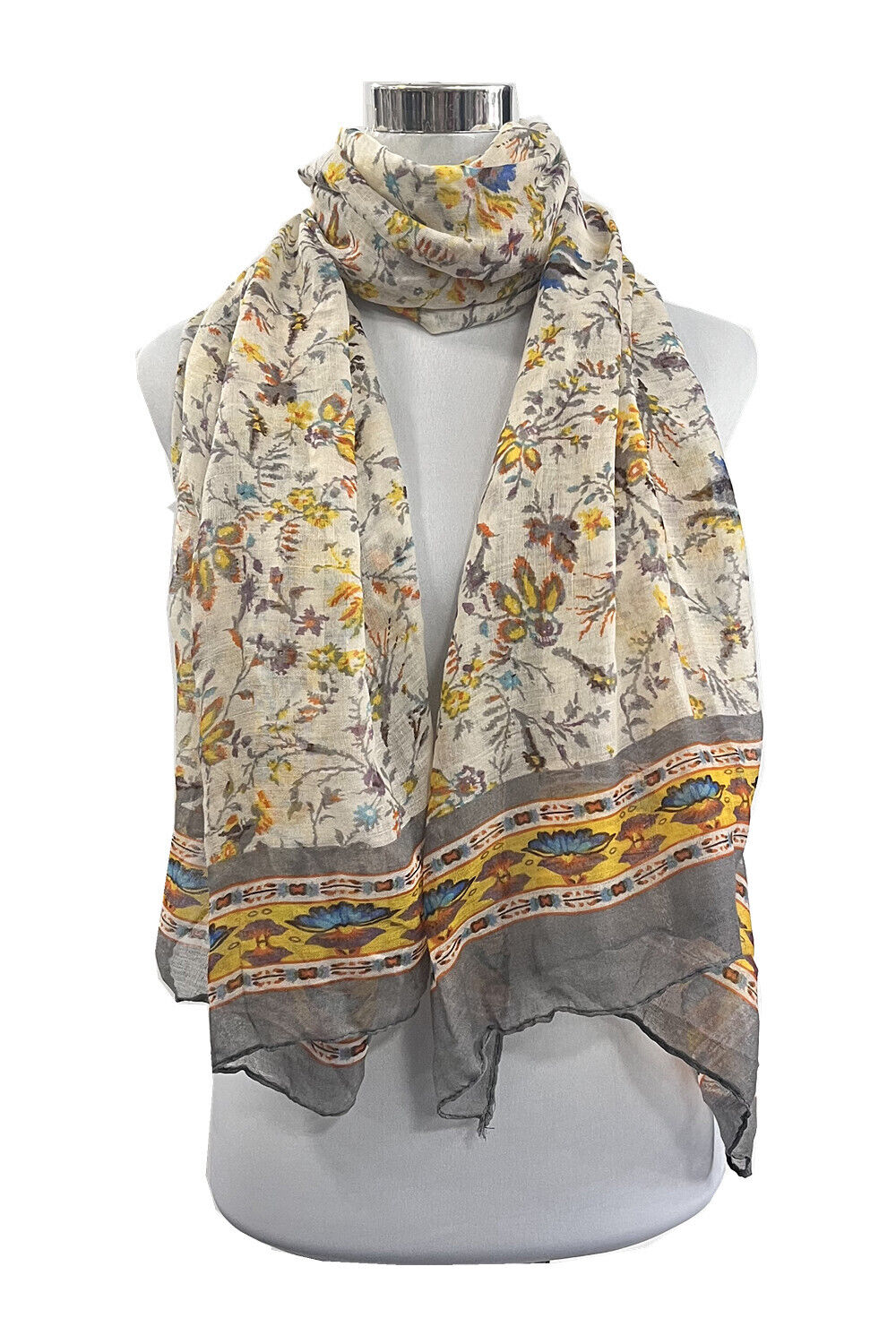 Flower Vine Pattern Scarf